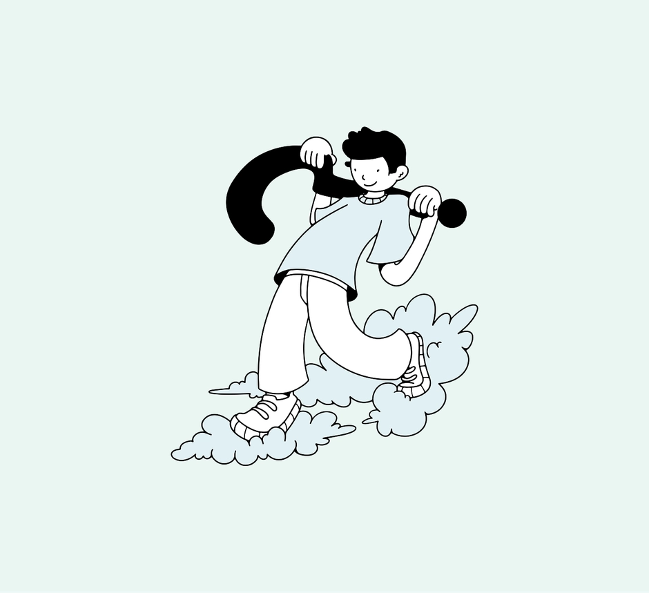 walking on clouds
